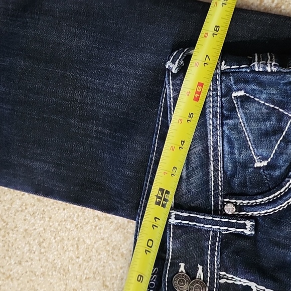 NWOT Vigoss The NY Boot Jean with Bling Pockets Size 11 - Picture 5 of 10